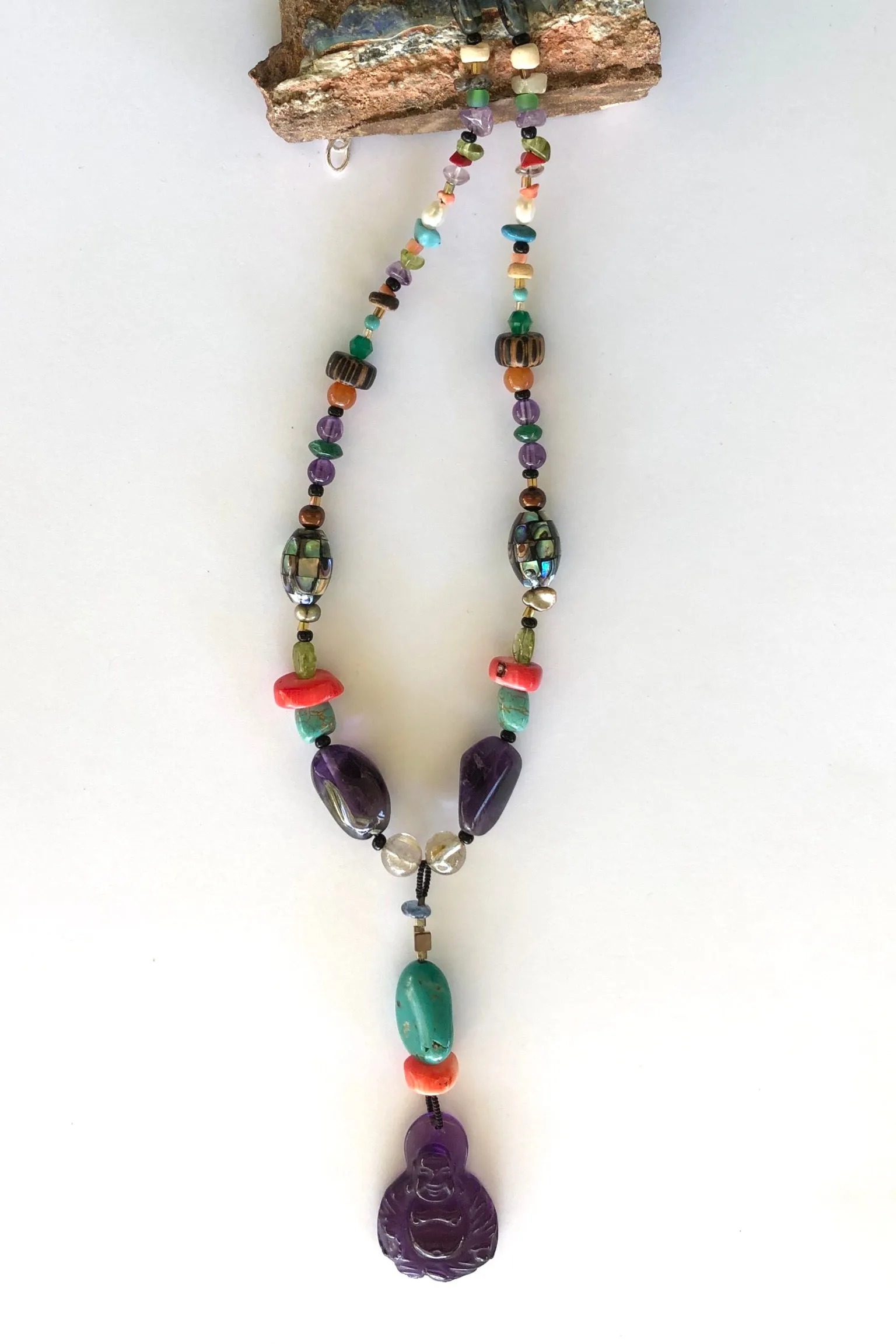 Necklace Cay Amethyst Deity