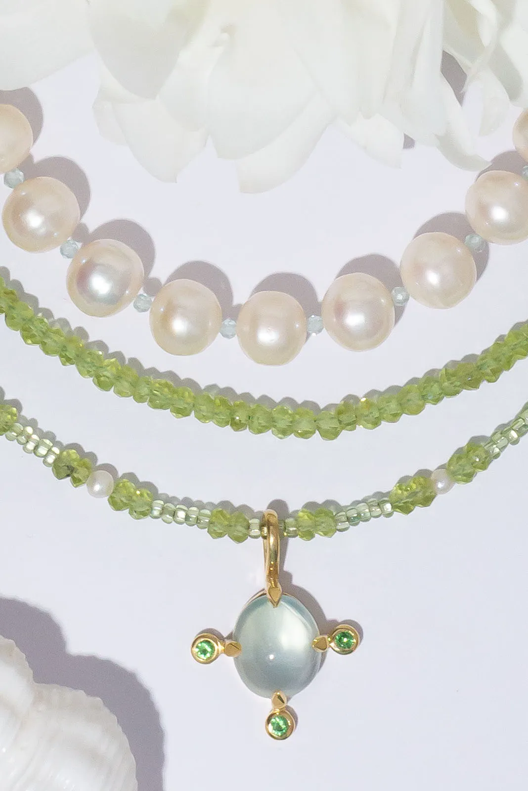 Necklace Luna Gemstone Forest Spirit