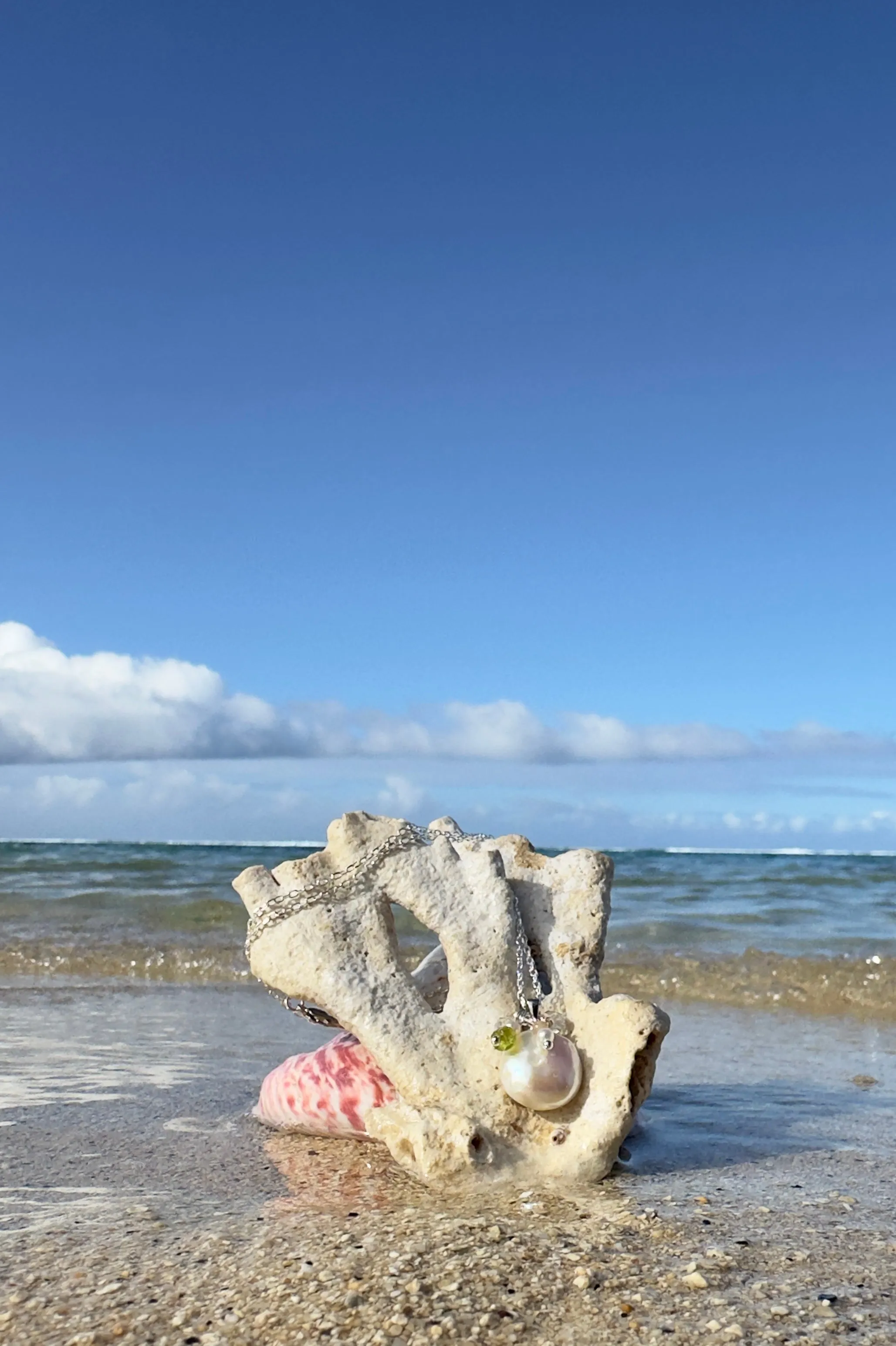 Pendant Pearl Cay Ocean Spray Green