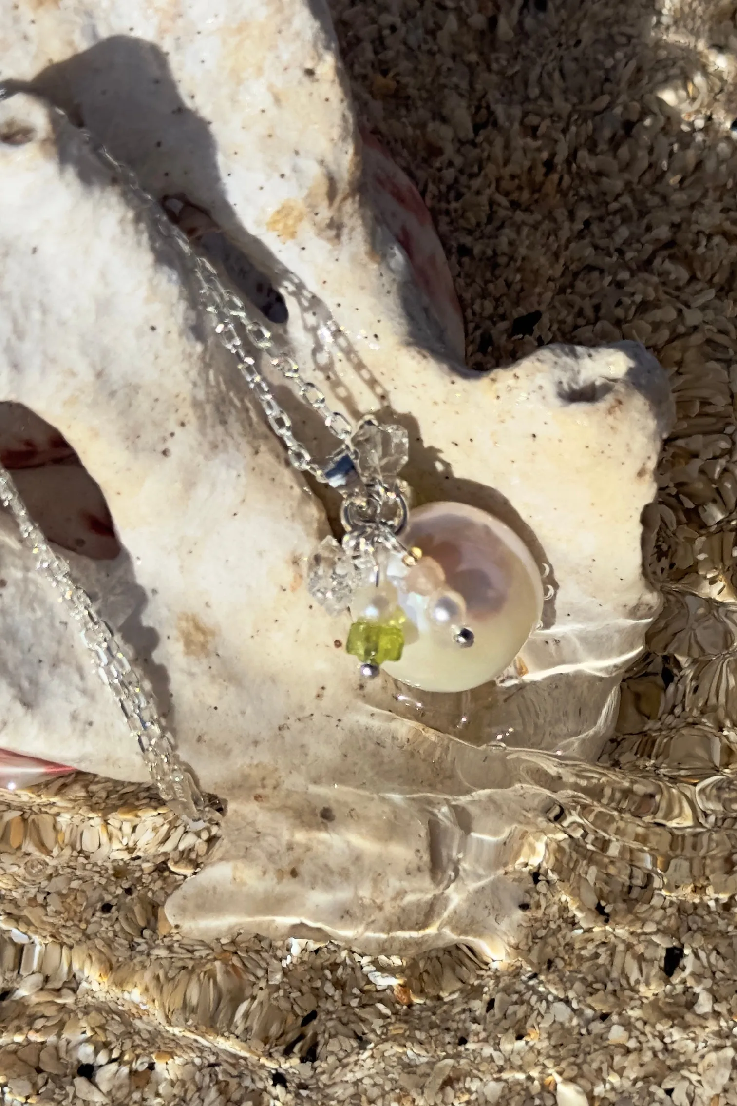 Pendant Pearl Cay Ocean Spray Green