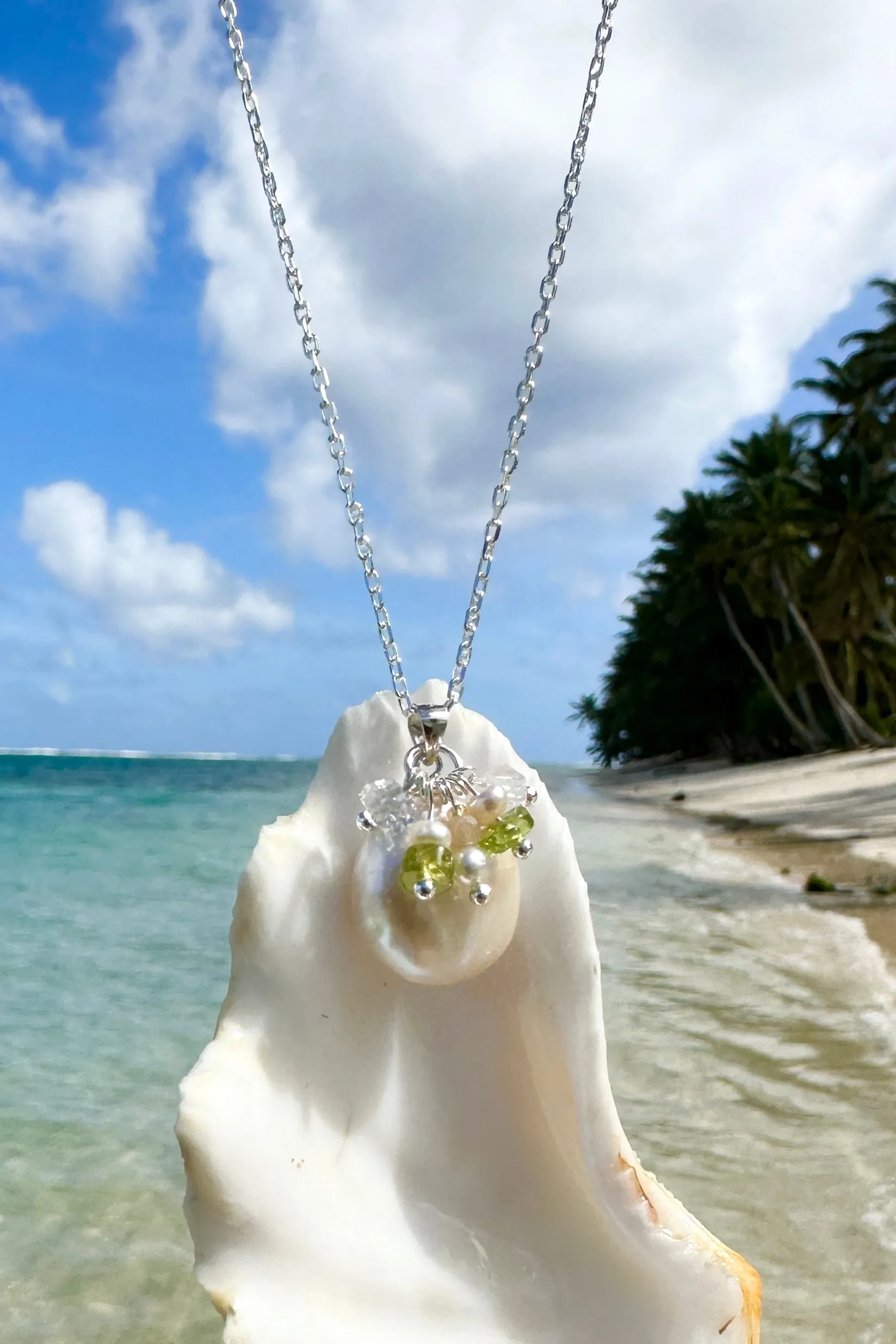 Pendant Pearl Cay Ocean Spray Green