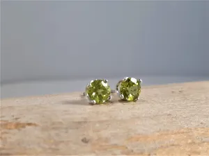 Peridot Studs