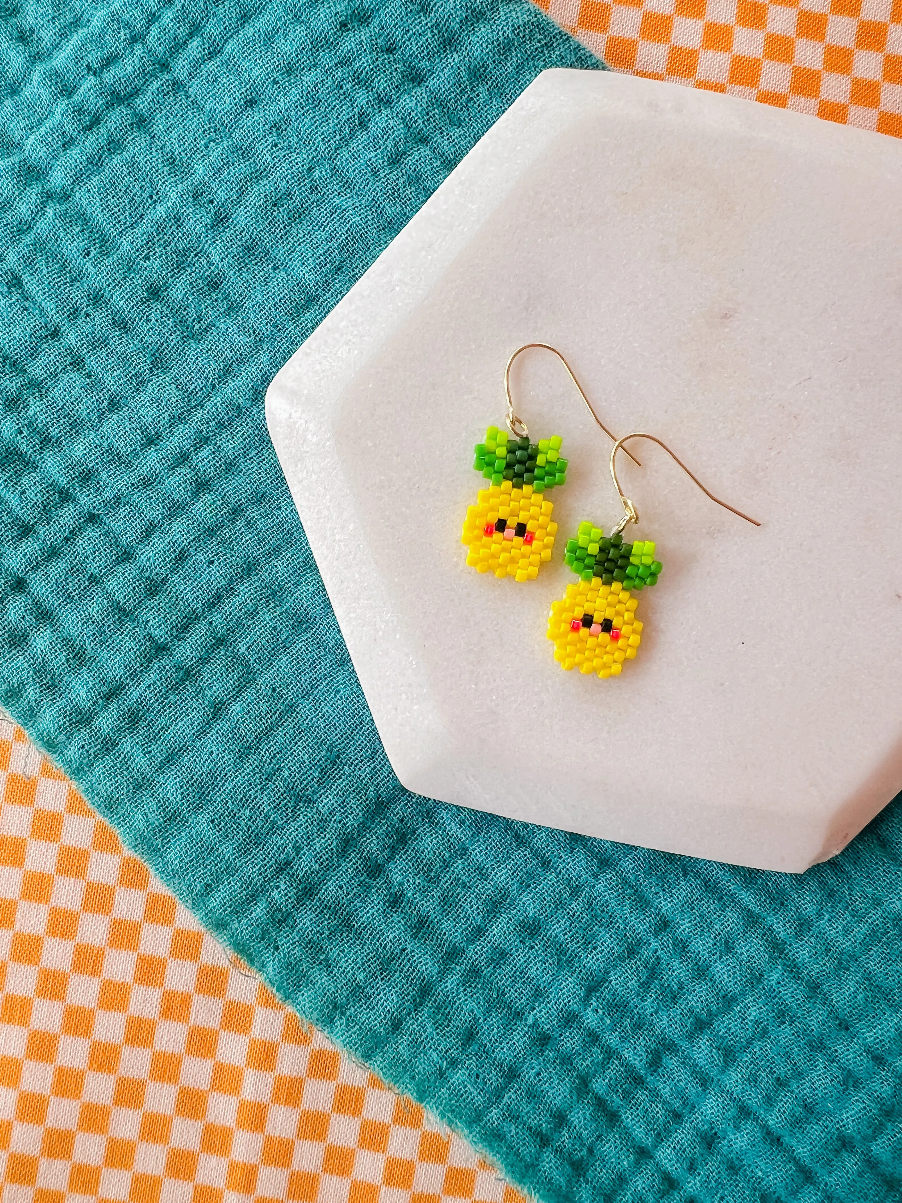Pineapple Cutie | Beaded Earrings