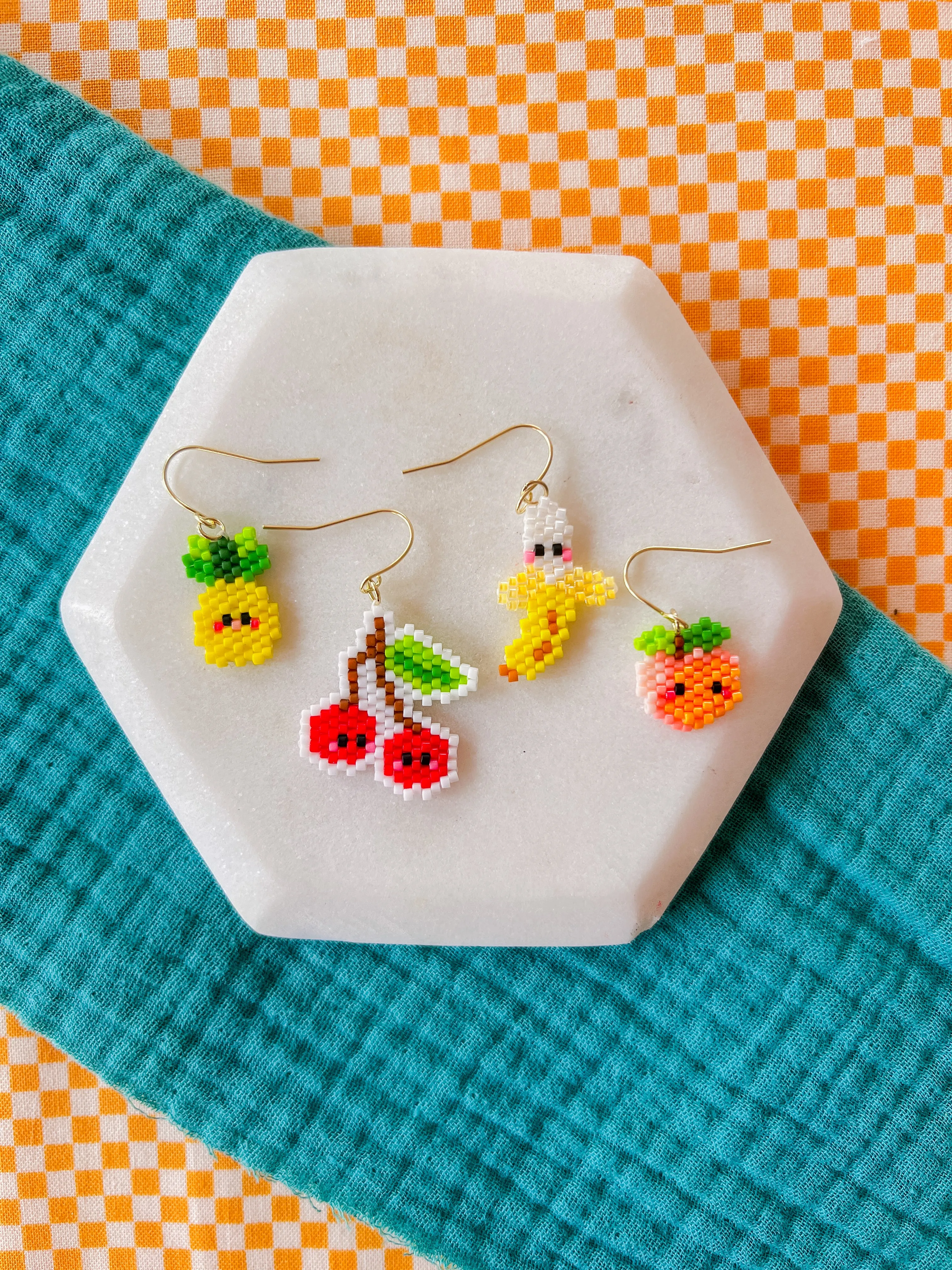 Pineapple Cutie | Beaded Earrings