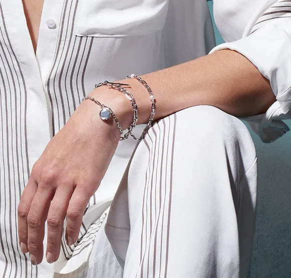 Revival Astoria Figaro Pearl Chain Link Bracelet