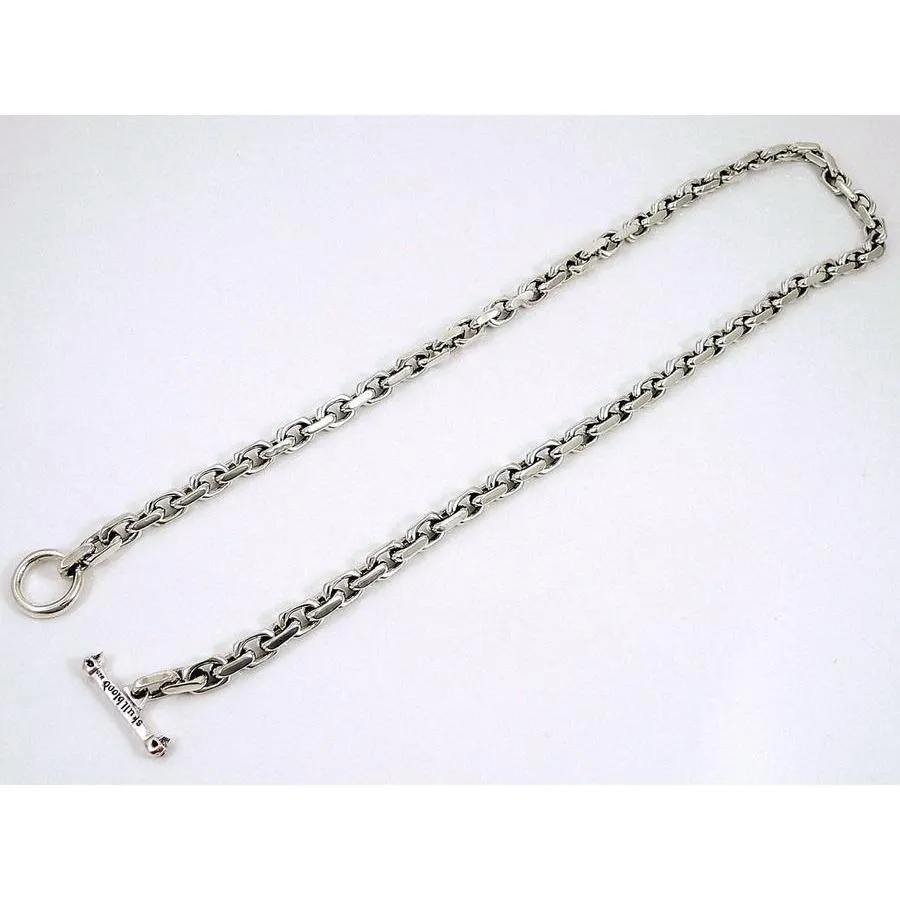 Sterling Silver Skull Chains Necklaces