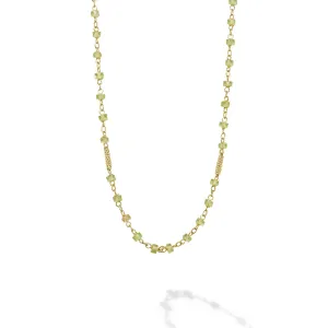 Studio 18K Gold Peridot Necklace