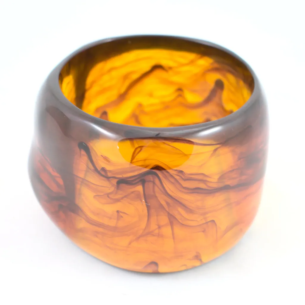 Super Wide Amber Bangle