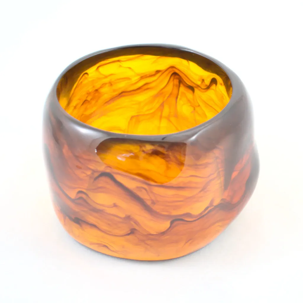 Super Wide Amber Bangle