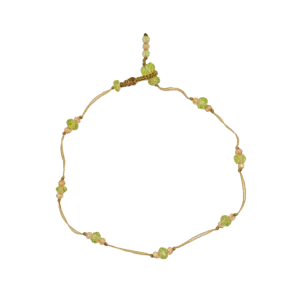 T. Bee Bracelet duo Peridot with champagne quartz