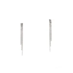 TAI Three Strand Short Linear Drip Earrings