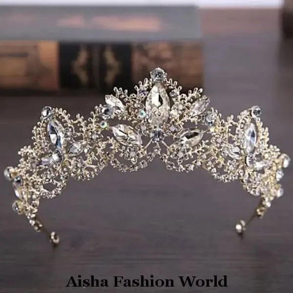 Wedding Rhinestone Alloy Tiaras with Floral